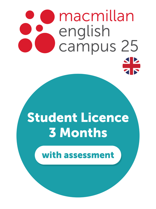 Macmillan English Campus 25 Student with Assessment British English 3 months