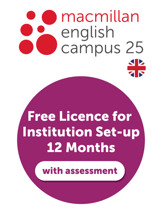 Macmillan English Campus 25 Insitution Manager with Assessment British English 12 months