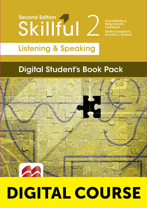 Skillful Second Edition Level 2 Listening and Speaking Digital Student's Book Digitla-Only Premium Pack