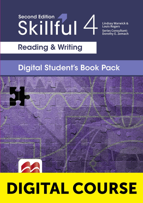 Skillful Second Edition Level 4 Reading and Writing Digital Student's Book Digital-Only Premium Pack