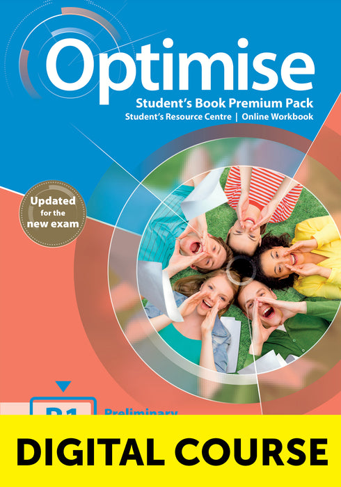 Optimise Updates B1 Digital Student's Book and Online Workbook with access to the Student's Resource Centre